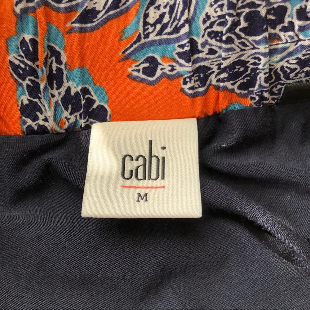 CAbi Calypso Paradise Floral Maxi Skirt Sz M - Picture 5 of 7
